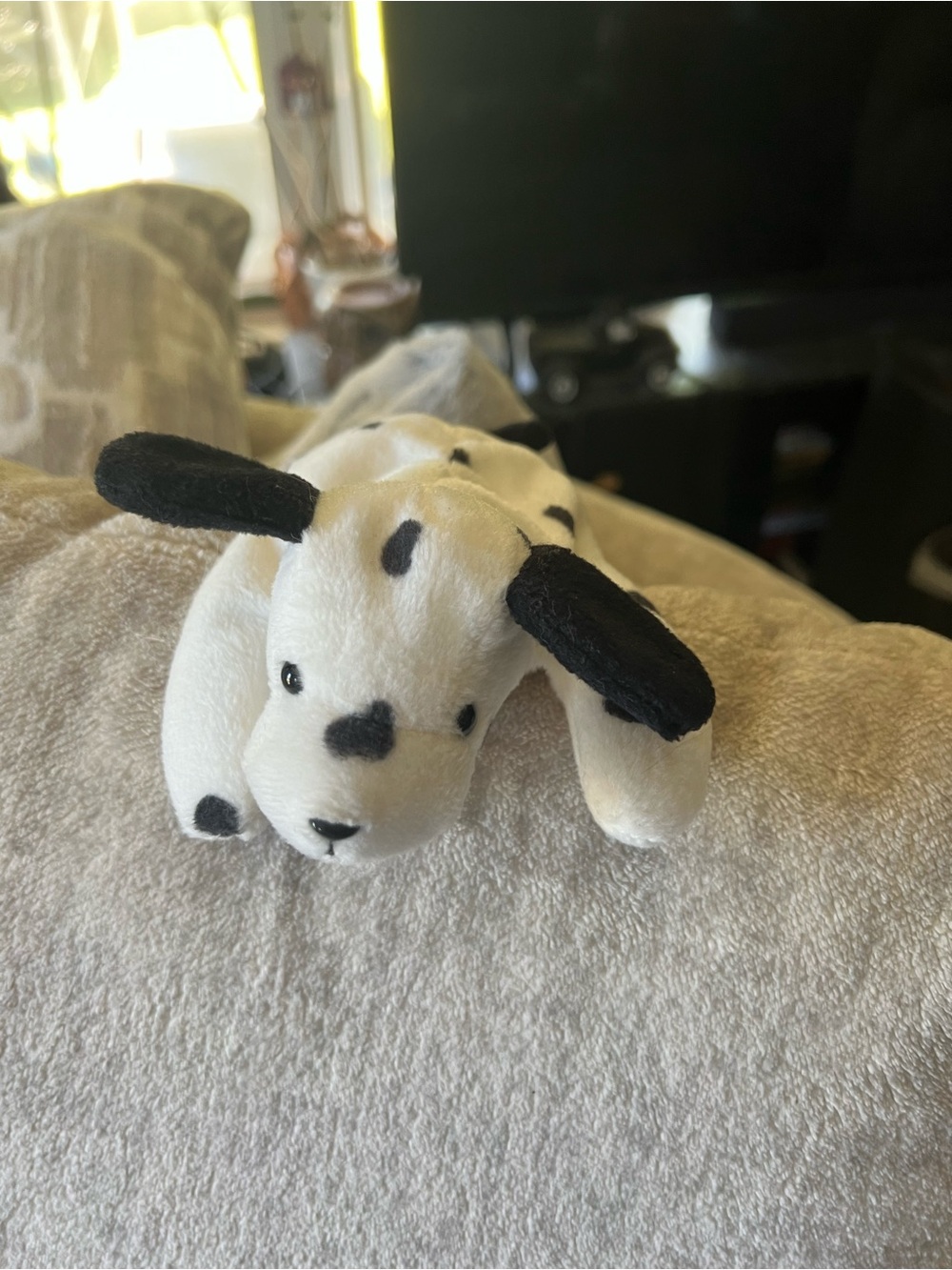 Ty Beanie Baby Dotty Dalmatian Dog 1996 PVC Pellets